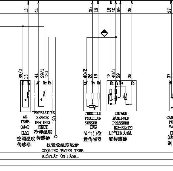 长安新豹DK12发动机电路图