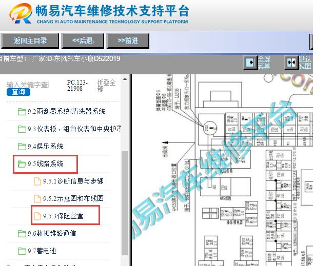 2019年东风小康D52保险丝盒资料