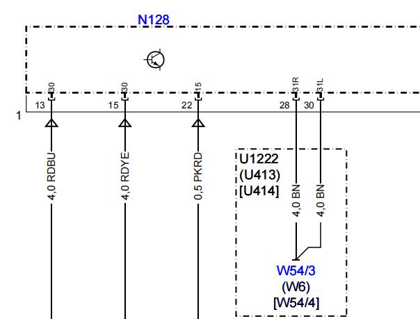 2018年奔驰S450 电子手刹电路图和位置资料