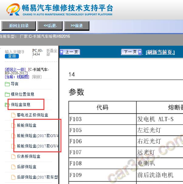 2016年长城哈弗H9前舱保险定义
