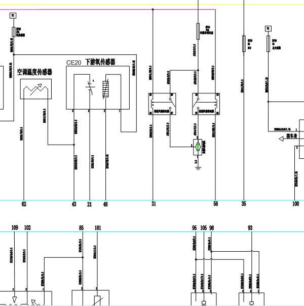 长安凯程DAM15KR发动机电路图