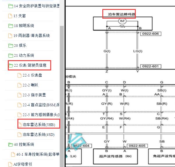 2017-2018年马自达昂克赛拉蜂鸣器电路图