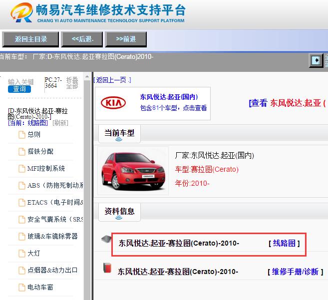 2010年起亚赛拉图电路图