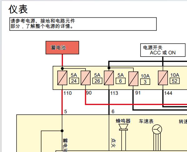 2022年日产艾睿雅仪表电路图