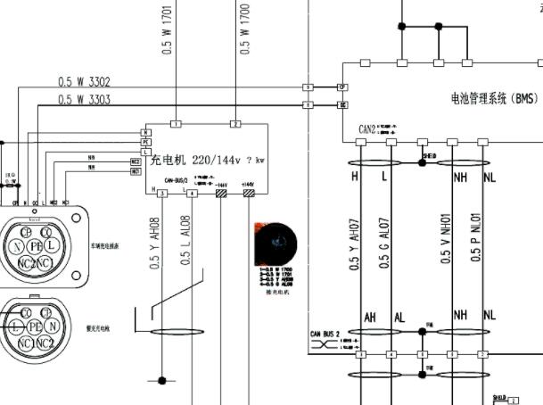 2016年知豆D2充电电路图