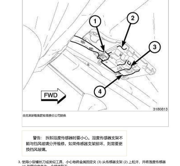 2017年吉普大切诺基湿度传感器位置