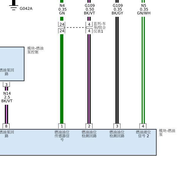 2017年阿尔法·罗密欧 Stelvio发动机油泵电路图