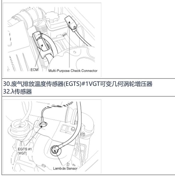 2009年现代胜达菲涡轮增压传感器