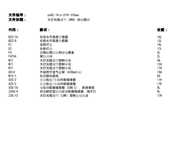 2008年奔驰GL 350灯光电路图与保险资料