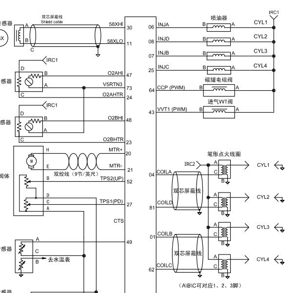 德尔福MT22.1发动机电路图