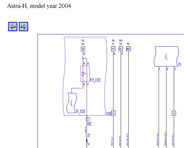 2004年欧宝雅特空调电路图资料
