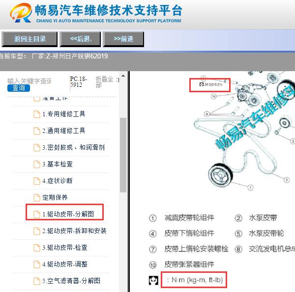 2019年日产锐骐6发动机扭矩资料