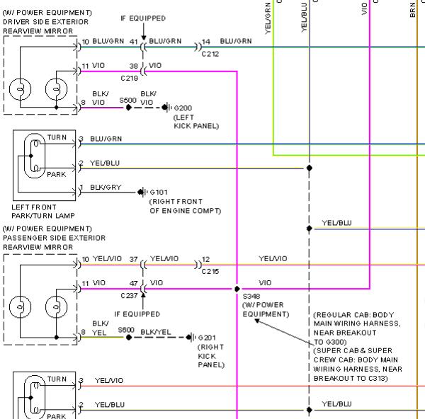 2014年福特F-150刹车灯电路图