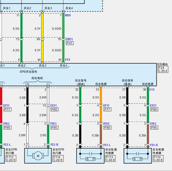 2024年起亚EV5 ABS电路图