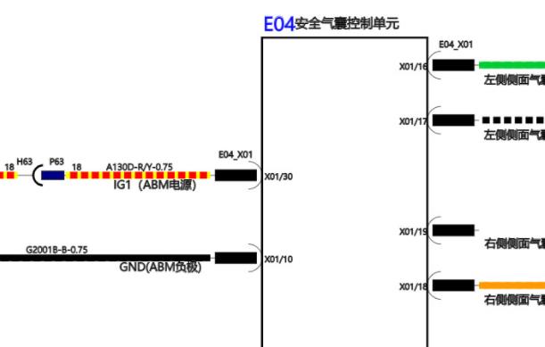 2023年坦克300安全气囊电路图