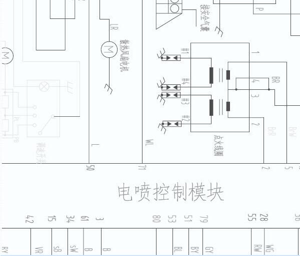 2013年猎豹黑金刚散热风扇电路图