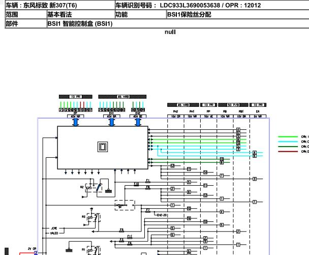 2010年标致307保险丝资料