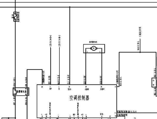 2013年猎豹黑金刚空调电路图
