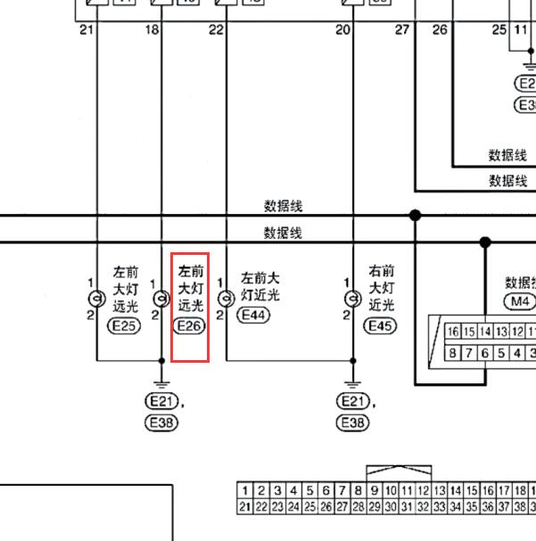 2019年日产轩逸经典E26电路图