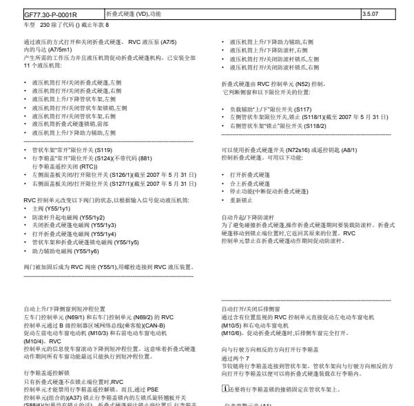 2006年奔驰SL55敞篷工作原理说明