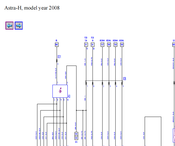 2008年欧宝雅特变速箱电路图