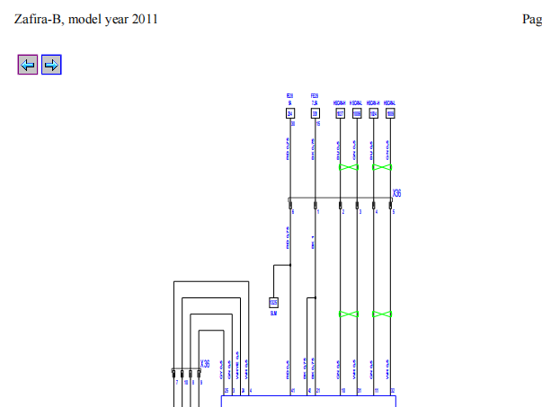 2011年欧宝赛飞利变速箱电路图和位置资料
