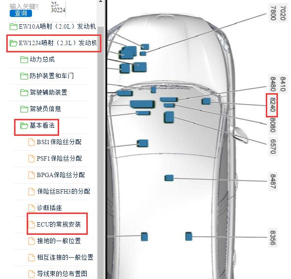 2011年标致508无钥匙模块位置