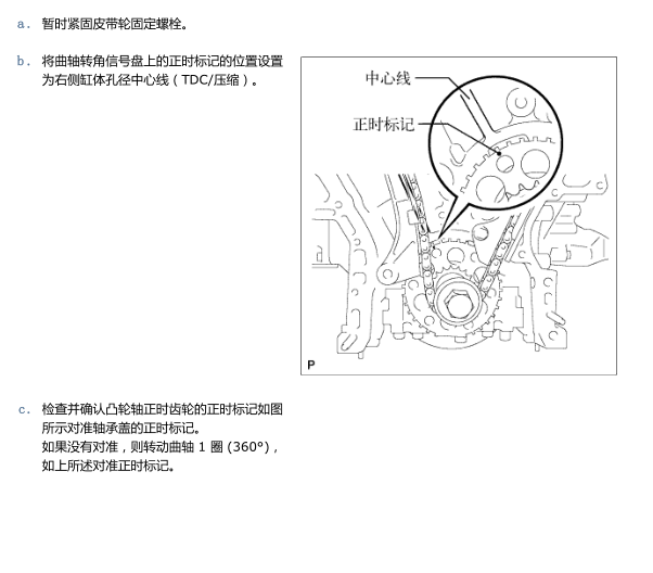 2005年丰田皇冠3GR发动机正时维修手册