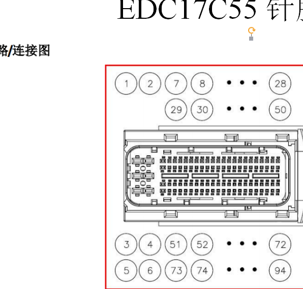 博士EDC17电脑针脚资料