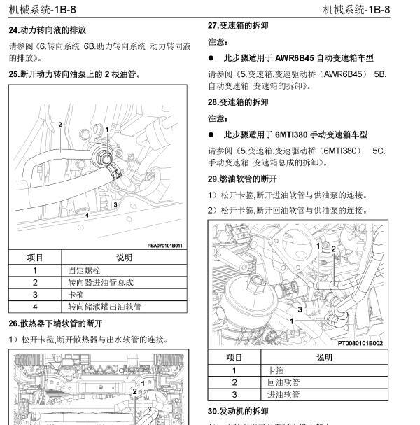 2020年五十铃 D-MAX发动机维修手册