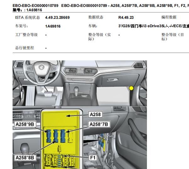 2022年宝马i3保险丝位置和电路图