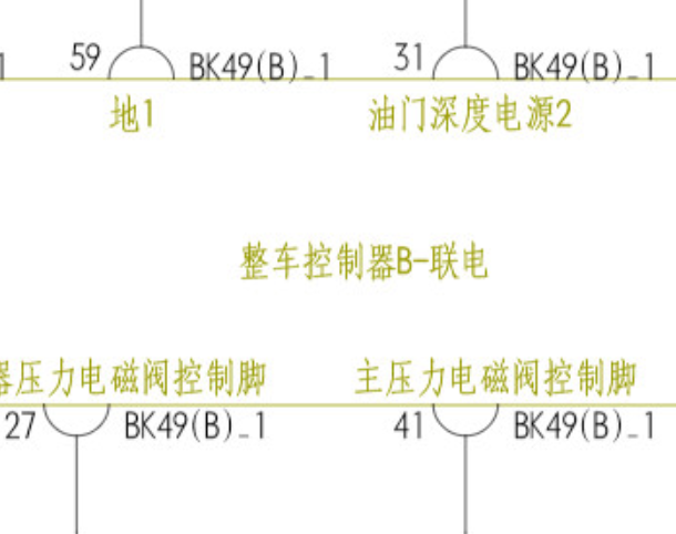 2023年比亚迪宋PLUS EV冠军版整车控制器电路图