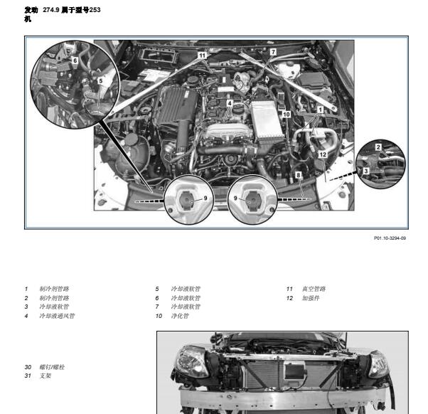 2015年奔驰GLK260发动机维修手册