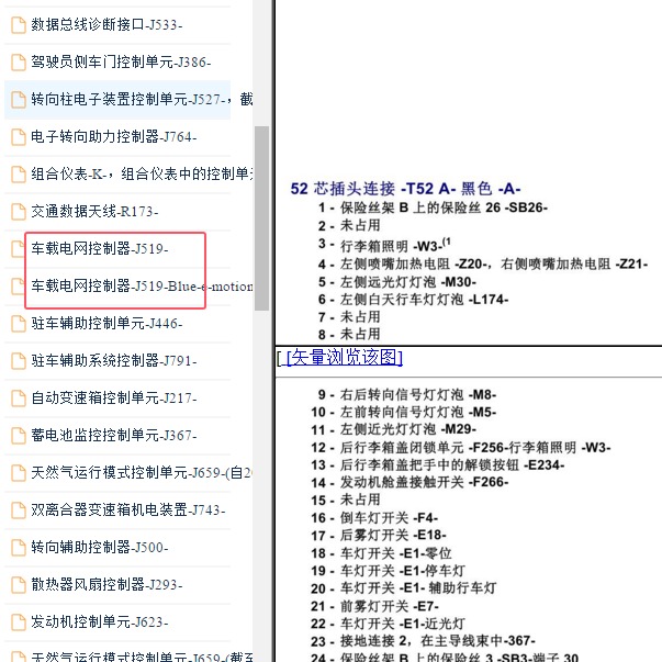 2008-2013年大众高尔夫BCM针脚定义