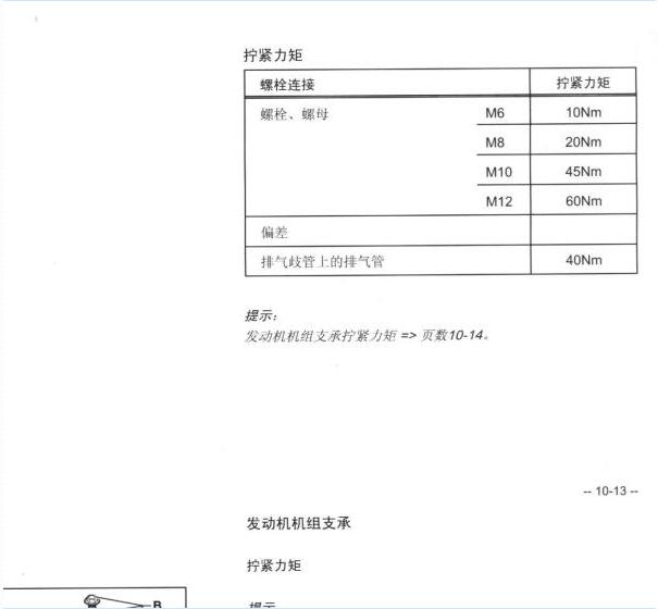 2002年大众波罗发动机大修数据