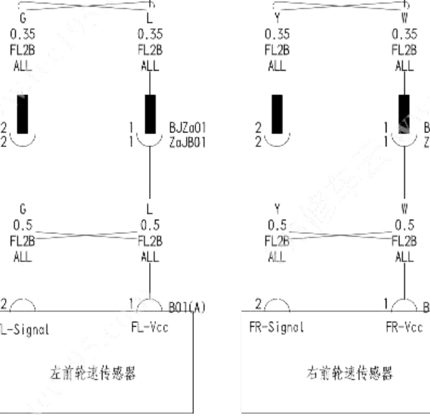 2023年比亚迪驱逐舰05 DM-i  ABS电路图