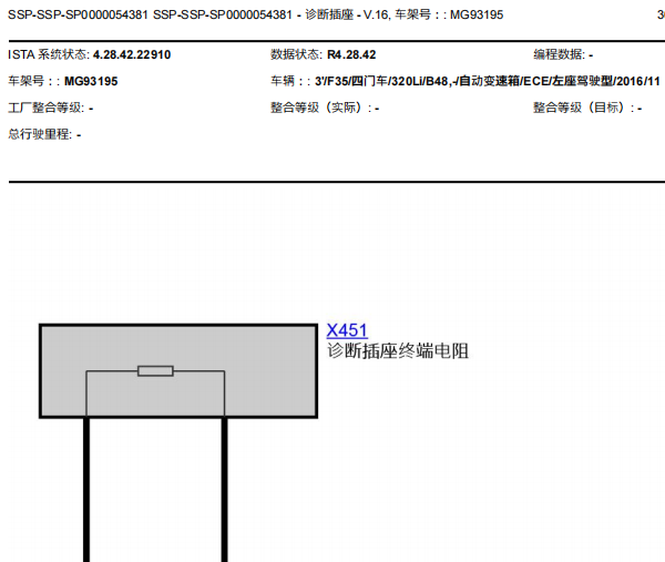 2016年宝马320Li OBD诊断通信电路图