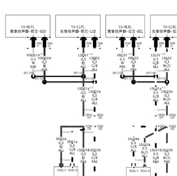 2023年长安深蓝SL03音响功放电路图
