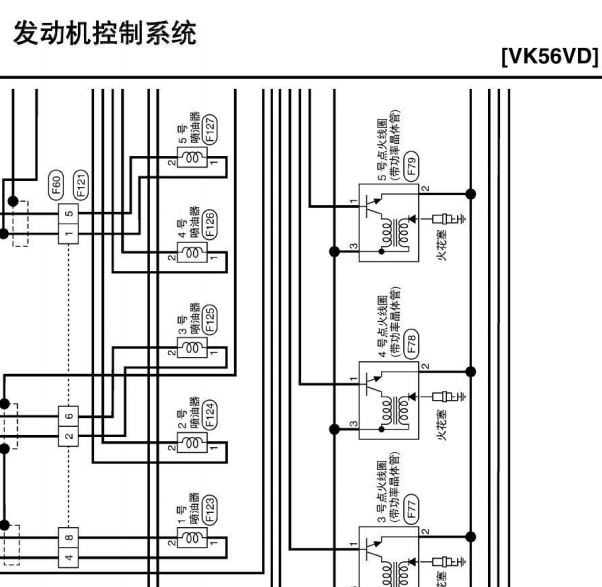 2016-2019年日产途乐 VK56VD发动机电路图和针脚资料