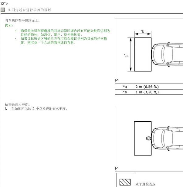 2023年丰田RAV4 ACC雷达校准资料