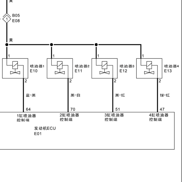 2020年长安跨越LJ469Q发动机电路图