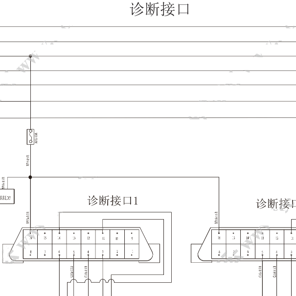 2018年奇瑞瑞虎3xe网络诊断电路图