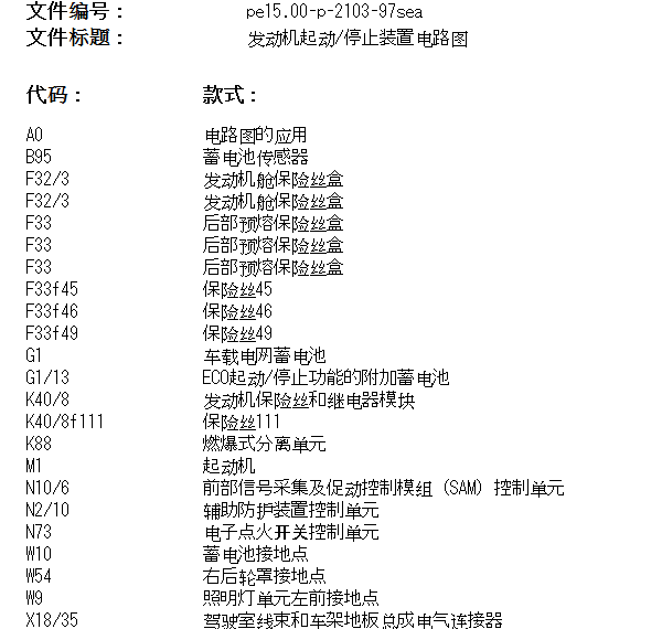 2016年奔驰S500起动机电路图