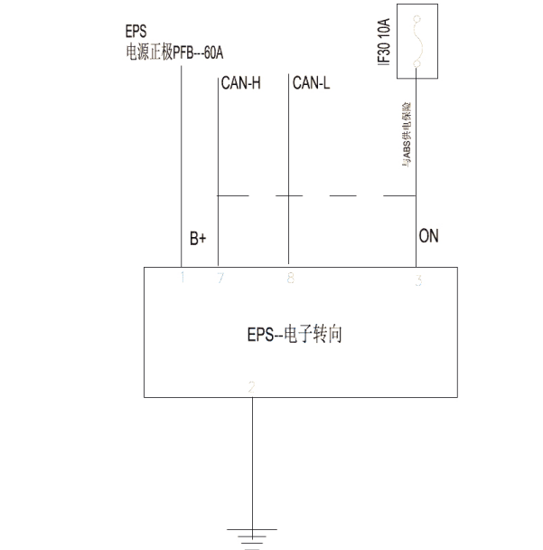 2021年江淮瑞风M4转向系统电路图