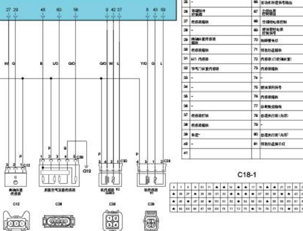2007年起亚狮跑G4GC发动机针脚和电路图资料