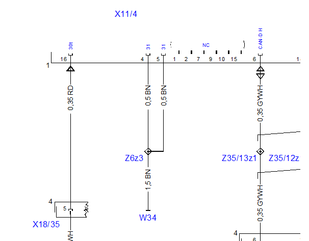 2019年奔驰S450L OBD诊断接口电路图和保险丝资料