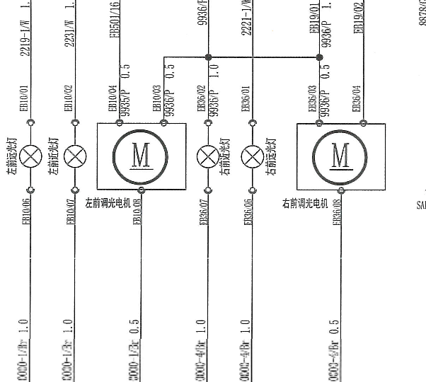 2014年依维柯灯光电路图