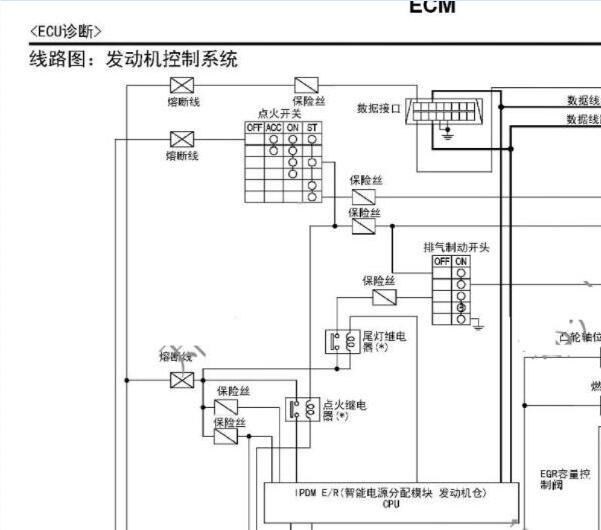 凯普斯达ZD30D14发动机电路图和针脚资料