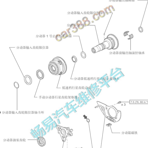 2008年丰田普拉多分动箱维修手册