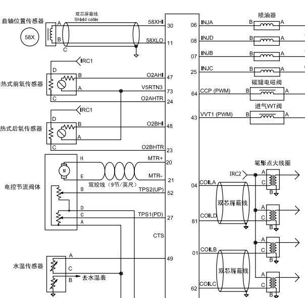 德尔福MT22.1发动机电路图